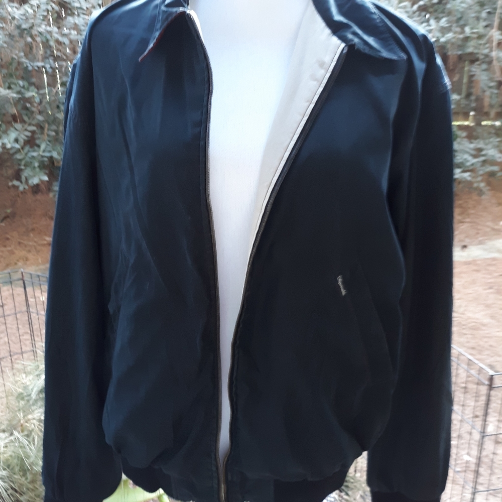 Men's  Faconnable water resistant Black Jacket